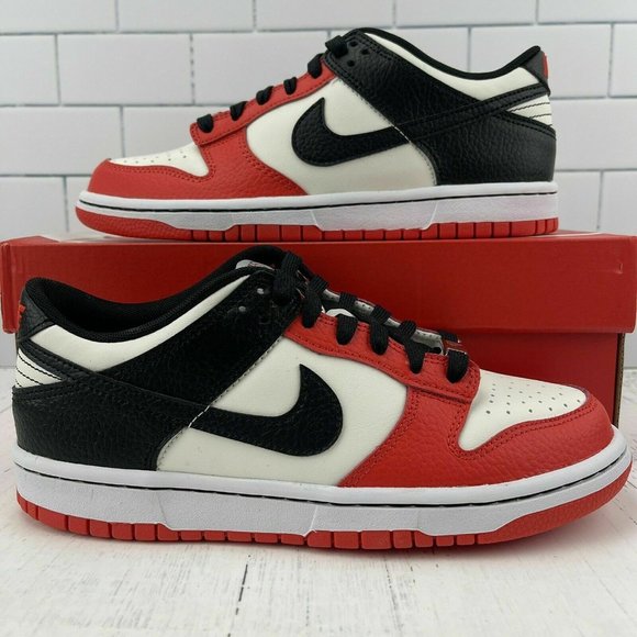 Nike Dunk Low Size 8 Womens Grade School EMB 75th Anniversary Chicago 6.5Y GS - Picture 2 of 11
